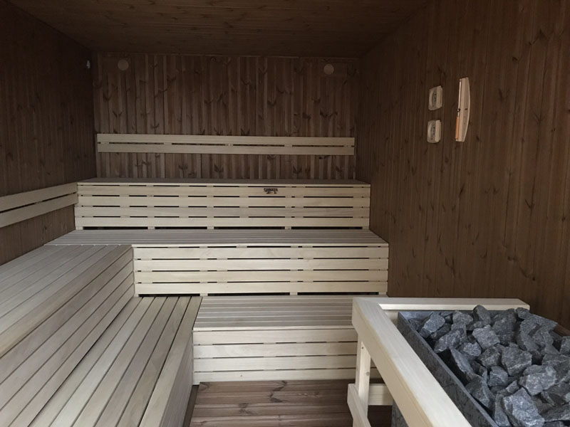 Sauna s venkovní ochlazovnou